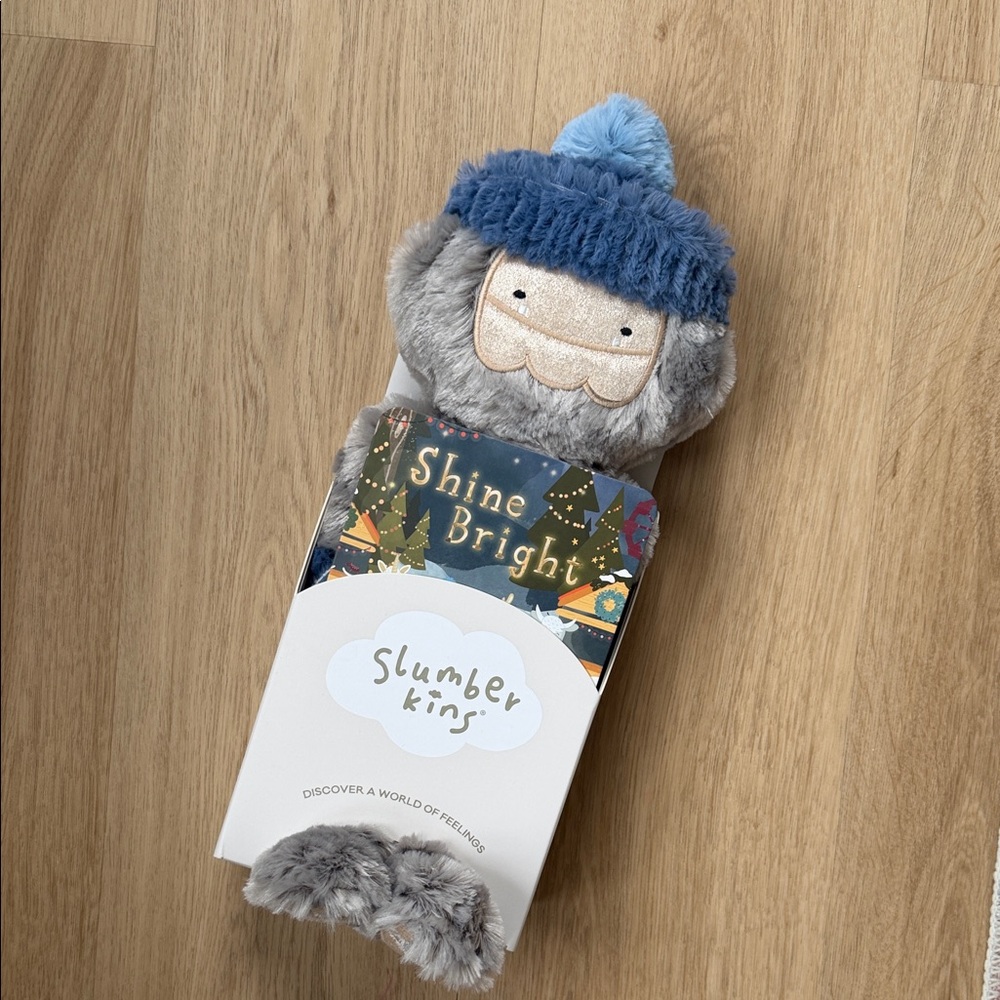 Slumberkins Gray and Blue Plush Toy